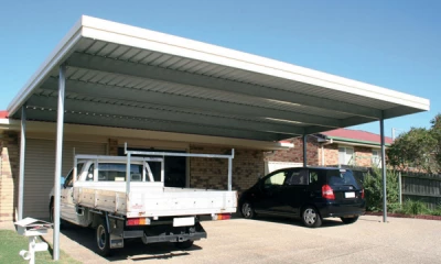 skillion roof carport kits