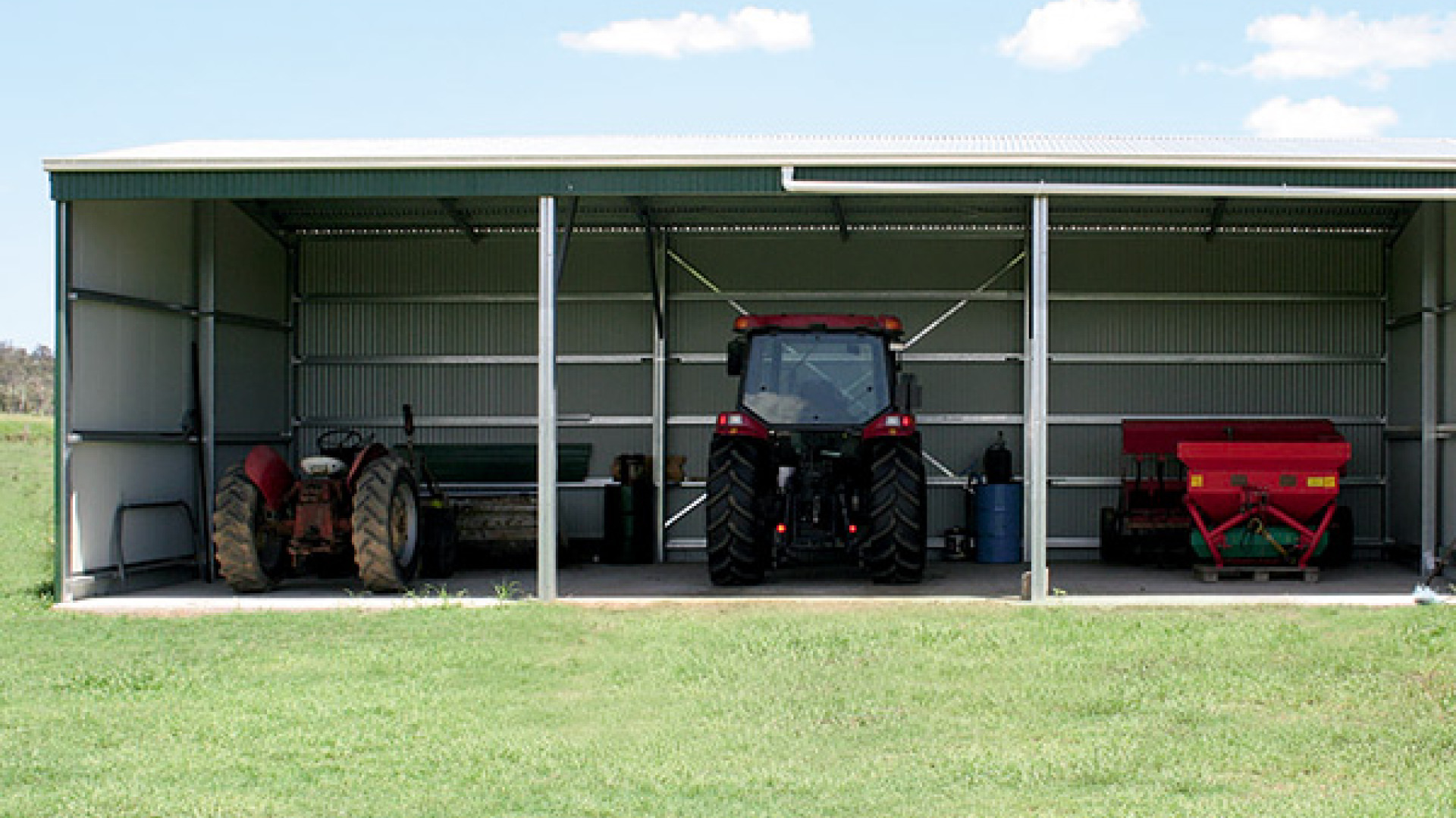 Farm Machinery Shed & Feed Storage Sheds Australia